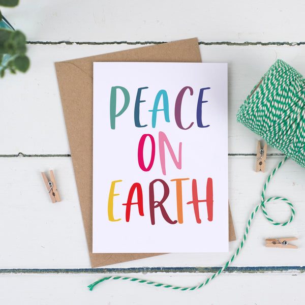 Peace On Earth Christmas Card