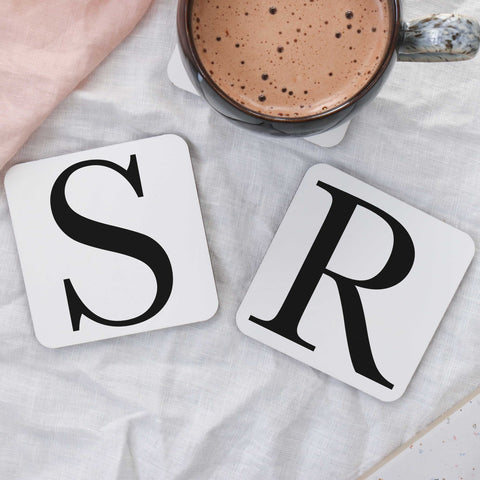 Personalised Initial Coasters