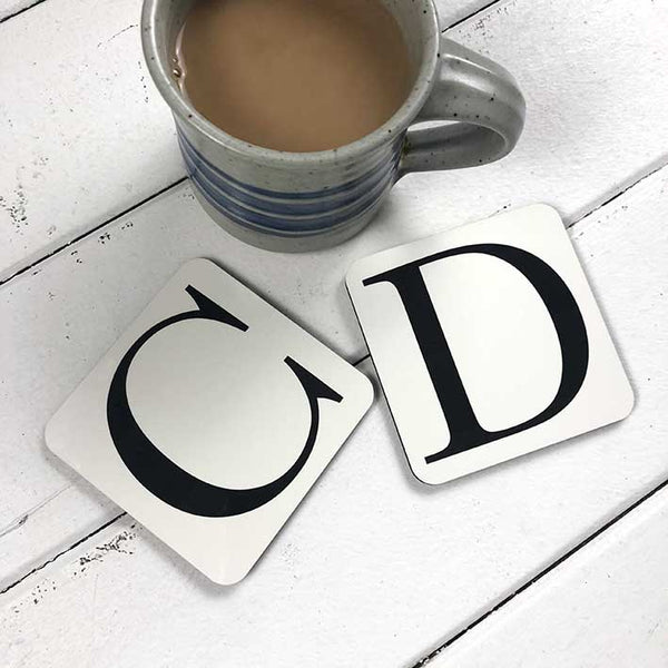 Personalised Initial Coasters