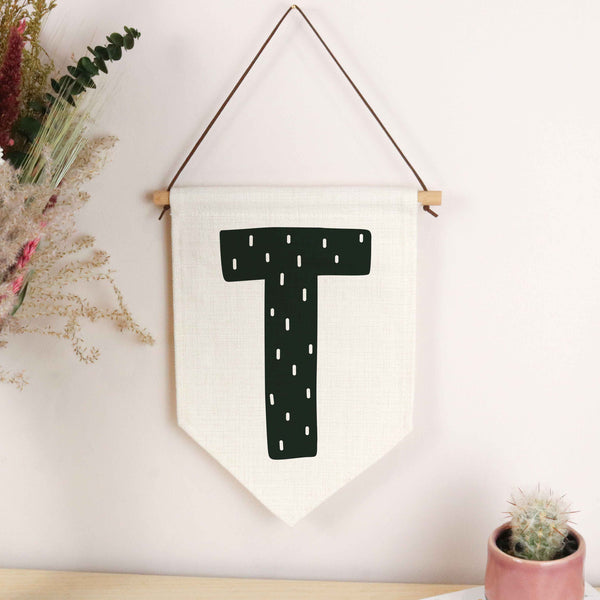 Personalised Initial Wall Banner Flag
