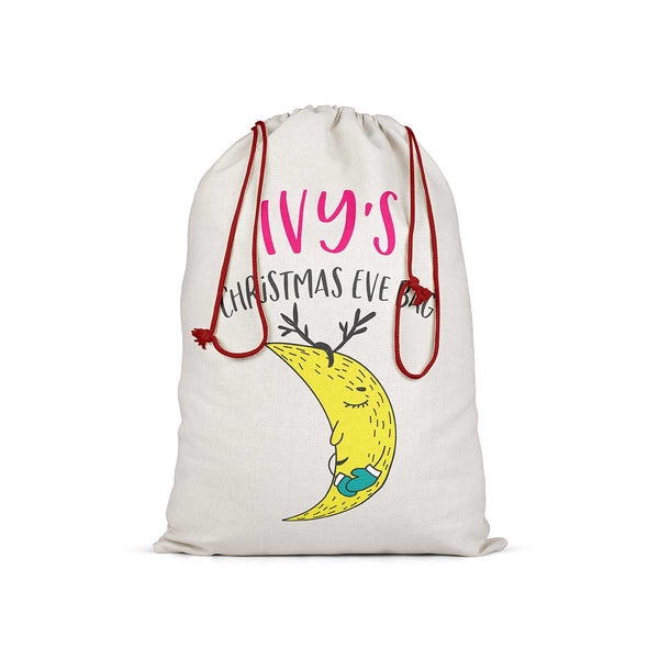 Personalised Animal Christmas Eve Bag