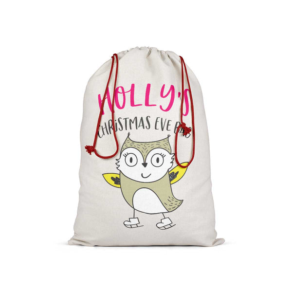 Personalised Animal Christmas Eve Bag