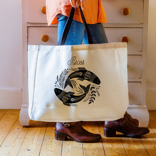 Zodiac Large Tote Bag