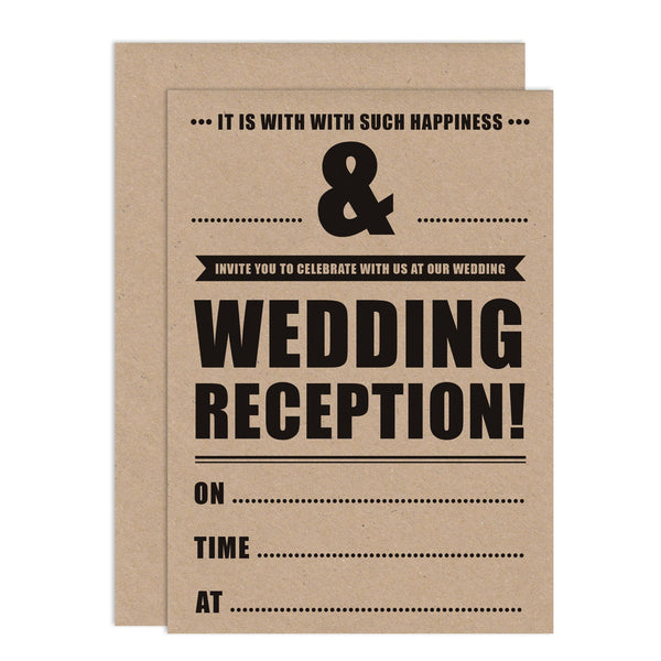 Retro Poster DIY Wedding Stationery