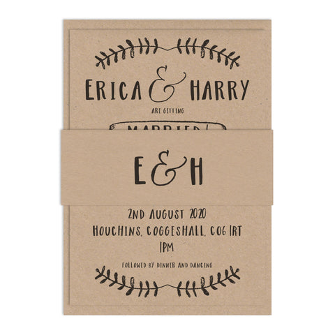 Rustic Wedding Stationery