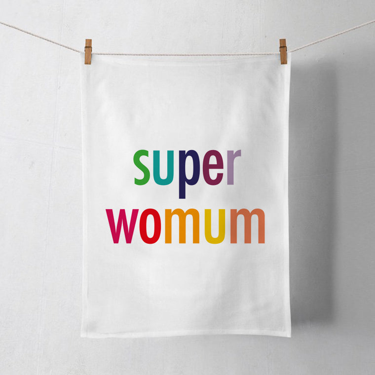 super womum teatowel