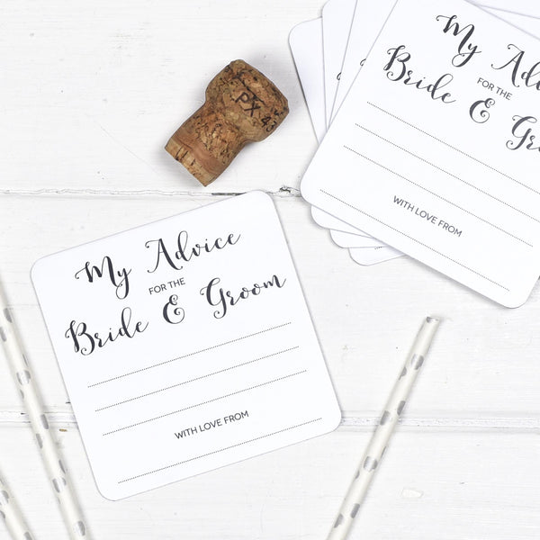 Wedding Advice Coasters