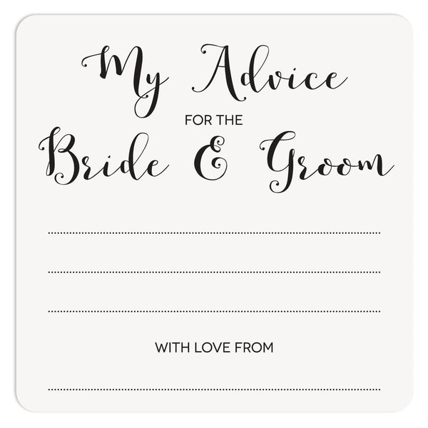 Wedding Advice Coasters