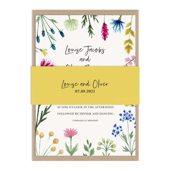 Wildflowers Wedding Stationery