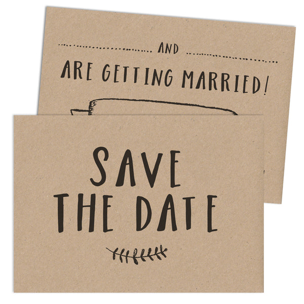 Rustic DIY Wedding Stationery